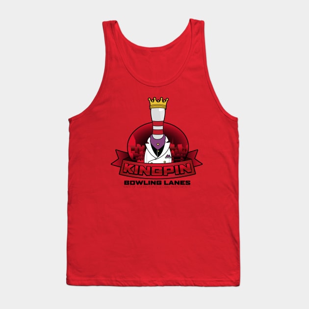 Kingpin Bowling Lanes Tank Top by d4n13ldesigns